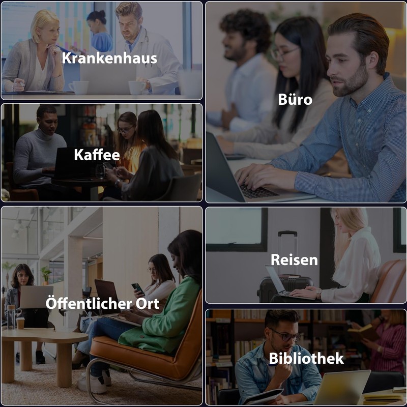 ZOEGAA Privacy Screen Protector Laptop 14 Inch 16:9