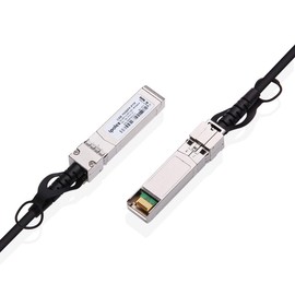 10G SFP+ Twinax Cable, Direct Attach Copper(DAC) Passive Cable, 0.5m (1.65ft), for Cisco SFP-H10GB-CU0.5M, Meraki, Ubiquit, Mikrotik, Fortinet, Netgear, D-Link, TP-Link, and More
