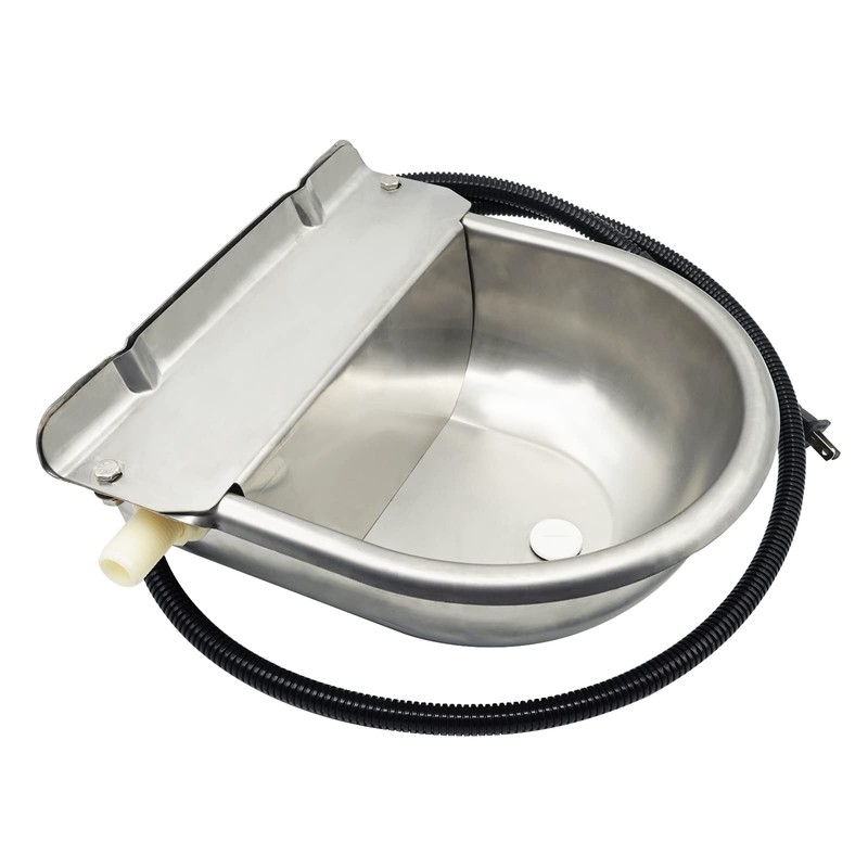 Stainless Steel Automatic Heated Water Bowl with Float Valve Water