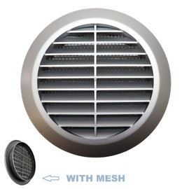 Cotarba Satin 70 mm 2.75" Circle Air Vent Grille Round Ducting Cover