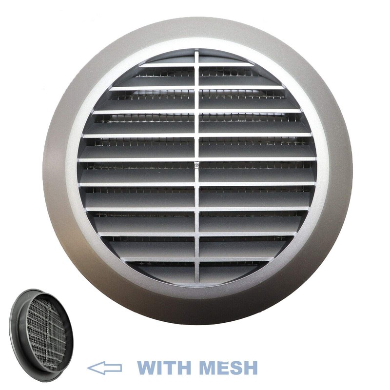 Cotarba Satin 70 mm 2.75" Circle Air Vent Grille Round
