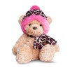 Aurora World 9-Inch Wagner Bear Leopard Print Hat (Pink)