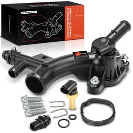 A-Premium - Carcasa de termostato para motor con salida de agua con sensor compatible con vehículos Buick, Chevy – 1.4L solo – Cruze 11-15, Sonic 12-20, Trax 13-20, Encore 13-20 – Sustituye a 25193922