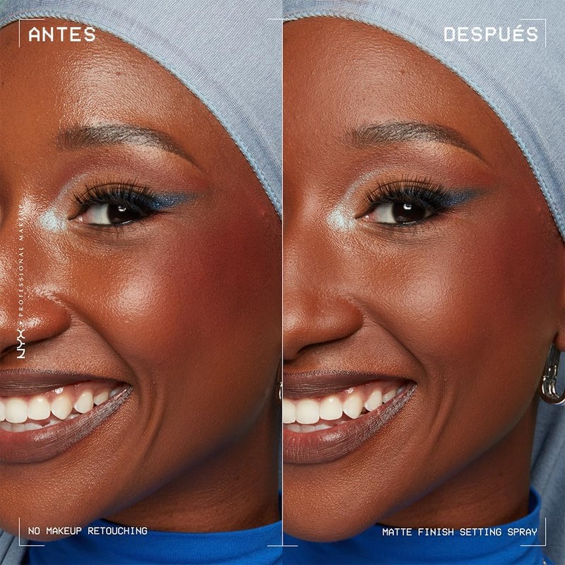 Nyx Professional Makeup, Dúo Spray Fijador De Maquillaje, Acabado Mate