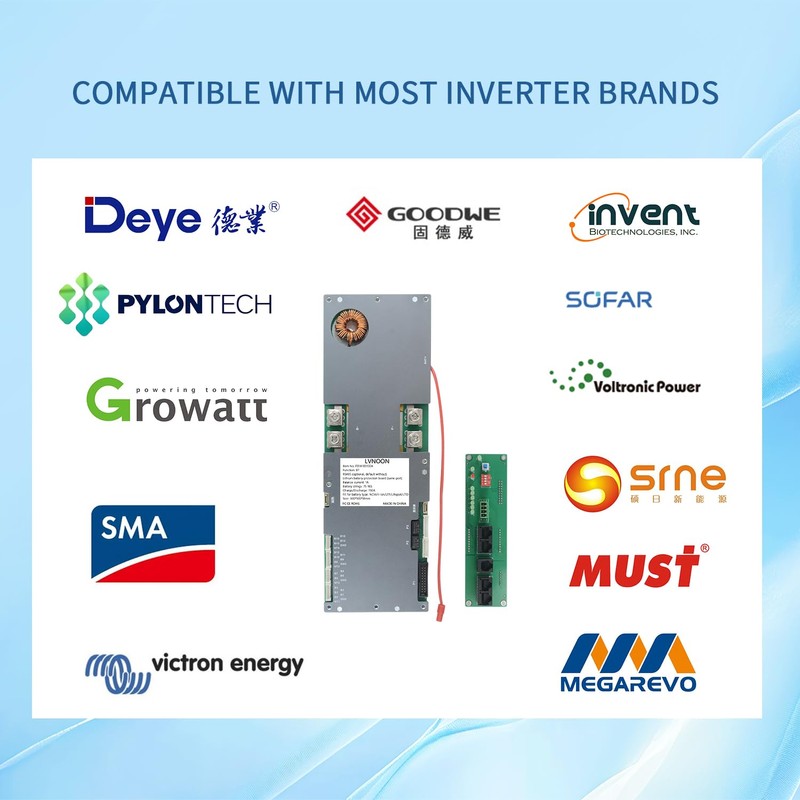 LVNOON PB1A2A Smart Active Inverter BMS with Smartphone App Operation