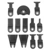 12 Uds. Cuchillas Oscilantes Estándar Accesorios para Herramientas Oscilantes Hojas