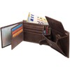 Fa.Volmer® Men's Genuine Leather Wallet with RFID Protection Brown