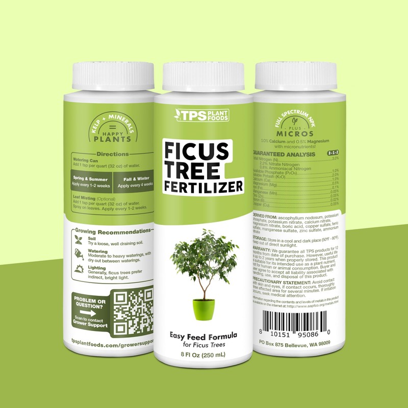 TPS NUTRIENTS Ficus Tree Fertilizer for All Ficus, Fig and