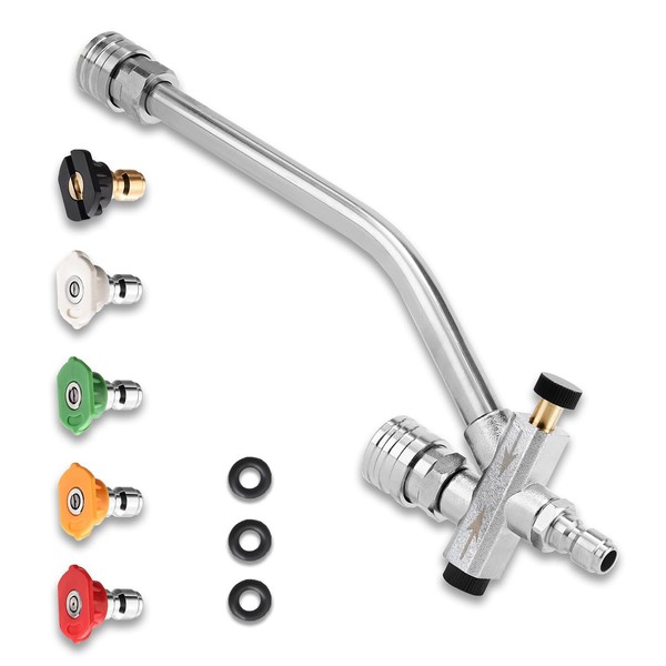 Foam Cannon Dual-Connector Accessory,Pressure Washer Double Tip Attachment for Soap