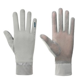 XuoAz UV-Sun-Protection Gloves Sunblock-Fingerless Non Slip Summer Driving Outdoor Gloves for Women Girls(2 pairs)