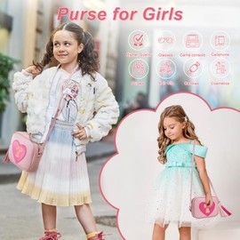 OYLOLA 3 4 5 6 7 8 Year old Girls Birthday Gift, Little Toddler Girl Purse Kid Purses Easter Gifts for Kids Cute Preppy Stuff