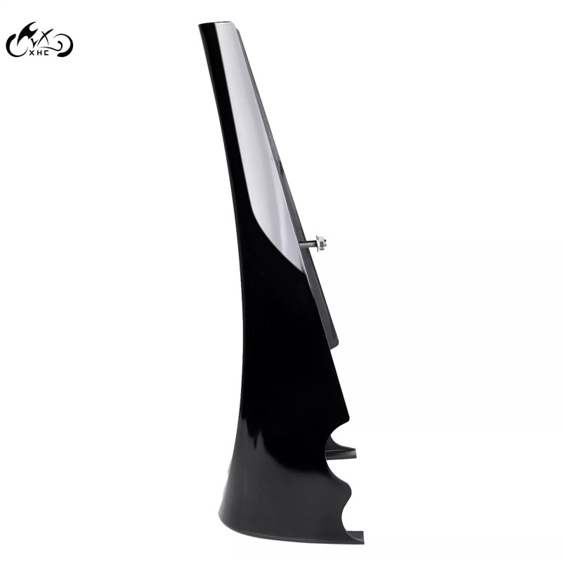 Unbranded Vivid Black Motor Chin Spoiler For Harley Touring Road