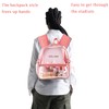 Fomaris Cute Pink Clear Backpack Stadium Approved 12x12x6 Small Mini
