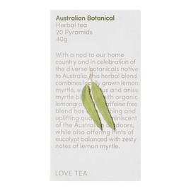 Love Tea Australian Botanical Pyramid Tea Bags, 20 Tea Bags