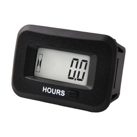 RileyFine RQ-HM038AG-H Digital Hour Meter, TOT Timing,Maintenance Service,Used in Gasoline Engine Equipment Such as Motorcycles, Generators, Lawn Mowers, Model Boats, etc