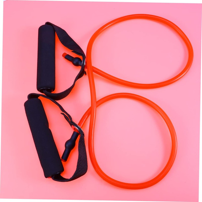 Abaodam 1Pc Elastic Yoga Resistance Bands with Handles Rope for
