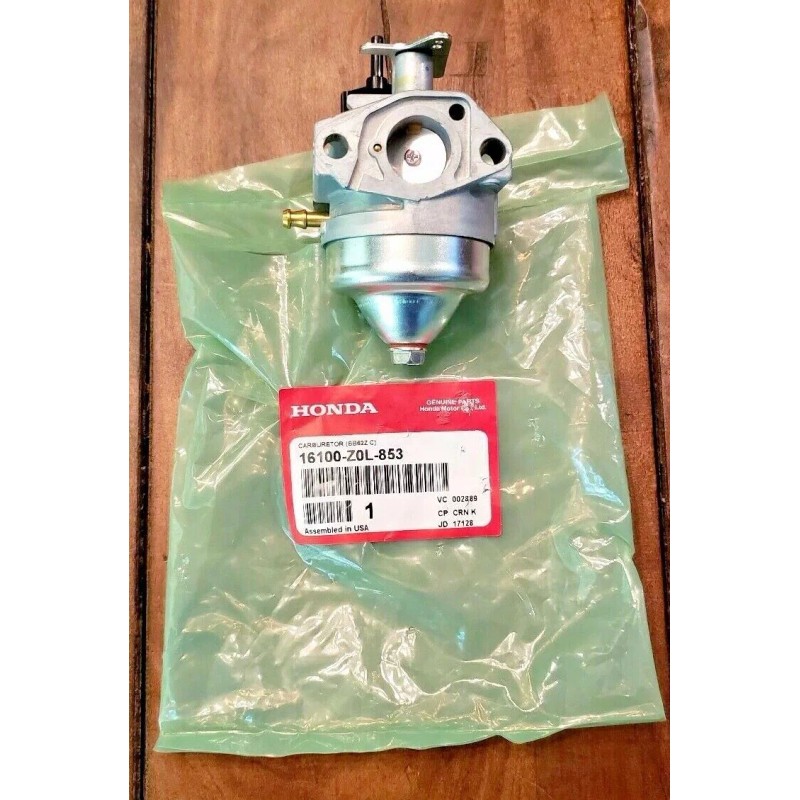 Honda NEW Genuine HONDA Carburetor (Carb) GCV160 16100-Z0L-853 OEM (BB62Z