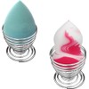 Beauty Makeup Sponge Blender Holder Silver Makeup Sponge Holder Drying