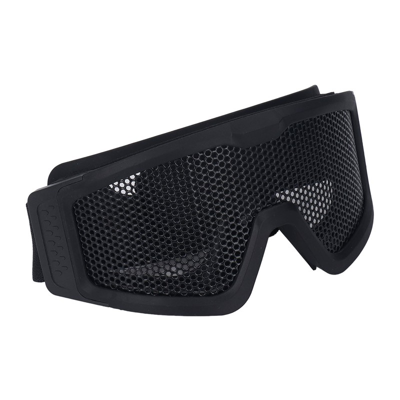 Safety Goggles Breathable Shock Resistant Iron Mesh Patterned Wind Sand