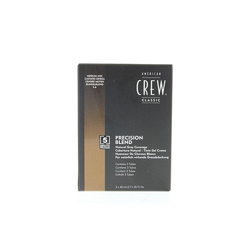 American Crew Precision Colour - 5-6 Medium Ash (3x40ml)