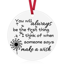 Sympathy Gift for Loss Christmas Ornament Memorial Gifts for Loss Mother Father Grandma Brother Son Bereavement Gifts Ceramic Ornament Condolence Gift Decor Sympathy Christmas Tree Decoration