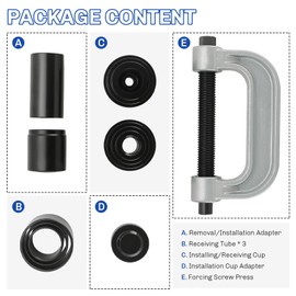 weyleity Heavy Duty Ball Joint Press and U Joint Removal Tool Kit | Ball Joint Separator Tool for U Joint and Brake Anchor Pin Tools, for 2WD and 4WD Cars and Light Trucks