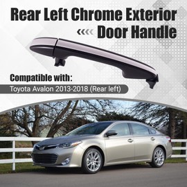 atsuch Rear Left Chrome Exterior Door Handle Compatible with Toyota Avalon 2013-2018 (Rear Left)