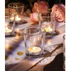Letine 36-Pack Votive Candle Holders - Clear Glass Tea Light