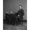 Thomas Edison with 2nd Phonograph 1878 Inventor 8 x 10 Photo Picture Photograph