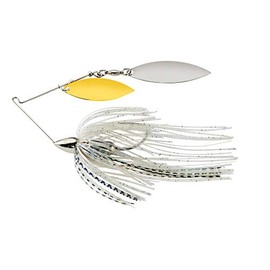 War Eagle Custom Lures WE12SENW35 1/2Se Double Willow Nickle Frame Artificial Fishing Bait, Blue Shad