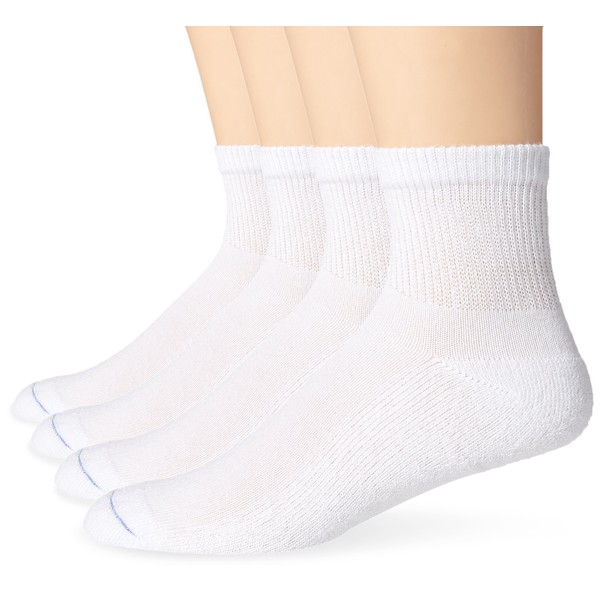 Dr. Scholl's Men's 4 Pack Diabetic and Circulatory Non Binding Ankle Socks, 0