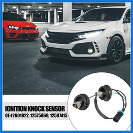 VekAuto 12601822 12575869 Car Engine Ignition Knock Detonation Sensor for Chevy Silverado for GMC Sierra 1500 4.3L 4.8L 6.0L 1999-2006 for 2500 1999-2004 Auto Accessories