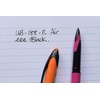 uni-ball 153544496 Air Micro Point Orange/Pink Barrel Pen - Black
