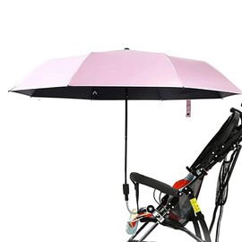 Nakazawa Pram Umbrella,Pram Parasol uv Protection, With Umbrella Clip Fixing Device, UPF 90+ UV Protect Pushchair Sun Parasol (pink)