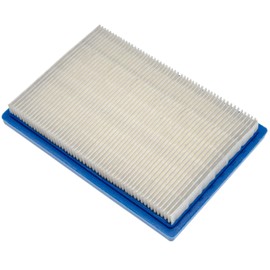 vhbw Replacement Filter (1x Air Filter) Compatible with Briggs & Stratton 114700, 130700, 131700 Lawnmower, 16 x 11.3 x 2.1 cm, Blue, White