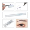 10pcs Microblading Tattoo Marker Pen Gray Skin Marker Pen Paper
