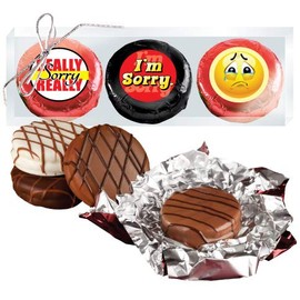 I'm Sorry Cookie Talk Chocolate Covered Oreo Trio