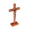 Intercession Wall and Table Wood Cross Crucifix (7.5 inch -