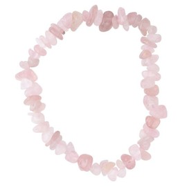 eMystics Rose Quartz Chip Bracelet