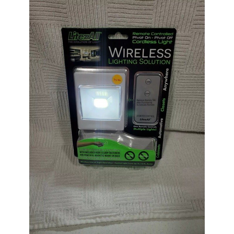 Promier, manufactured for LitezAll LitezAll Remote Controlled Pivot-On-Pivot Off Cordless