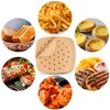 Air Fryer Liners, 200Pcs Square, 8.5 Inch Perforated Parchment Paper