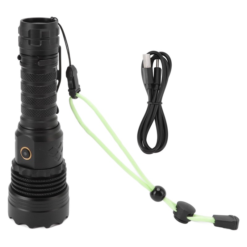 5800LM LED Waterproof Flashlight USB Rechargeable Outdoor Emergency Flashlight 5
