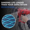 Pack of 25 180 mm Velcro Sandpaper Blue without Holes,