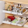 Delamu 3 Pack Pull Out Cabinet Organizer, 15.7"Deep Pull Out