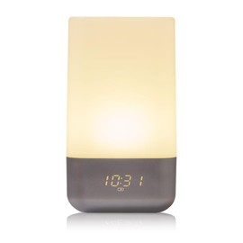 SMALY Alarm Clock, Light, Alarm Clock, Digital Wake Up Light, Table Clock, Timer, Illumination, Night Light