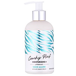Coochy Plus Crema de afeitar íntima COCO ALLURE para púbico, línea de bikini, axila y más - Sin erupciones con fórmula hidratante pendiente de patente