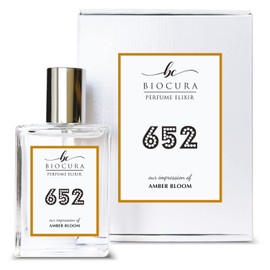 BIOCURA BC Perfume 652 Inspired by Amber Bloom For Women & Men Replica Fragrance Dupes Eau de Parfum Spray Bottle 1.7 Fl Oz/50ml-X1
