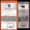 Hapric 600 Pcs M3 Screws Assortment Kit Metric Screw Kits