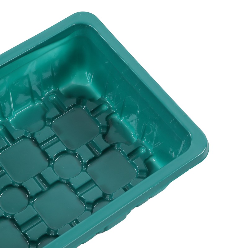 10Pcs Seedling Trays 12 Hole Transparent Adjustable Ventilated Seedling Starter
