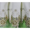 Today's Curtain Verona Reverse Embroidery Valance, 14", Ecru/Antique